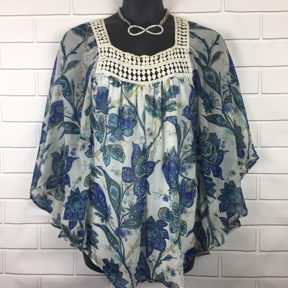 Cato Women Bohemian Style Tunic Size 14/16W